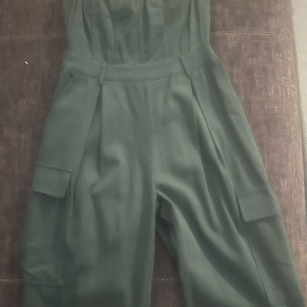 Fashion Nova Dark Green Jumpsuit